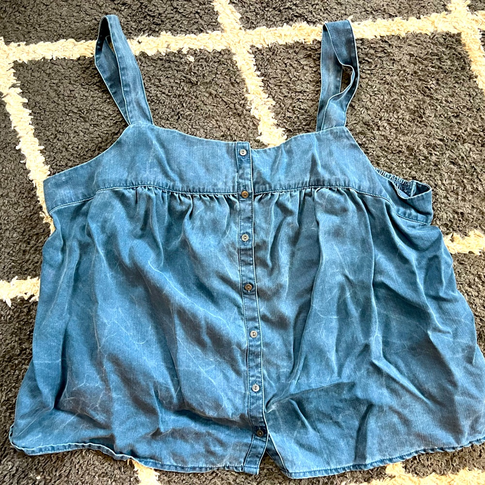 Old Navy Denim Crop Tank Top NEW WITHOUT TAGS